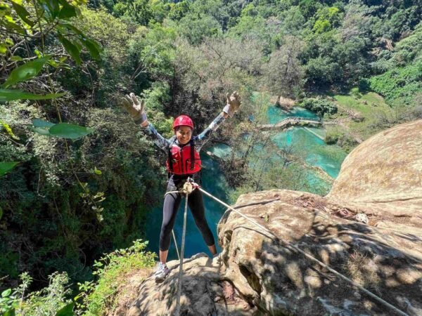 rappel cascada minas viejas huasteca potosina rio adventure mexico