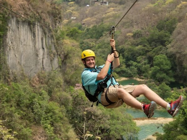 sky bike y tirolesas en la huasteca potosina rio adventure mexico