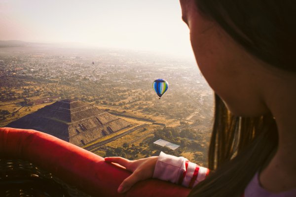 teotihuacan en globo rio adventure mexico